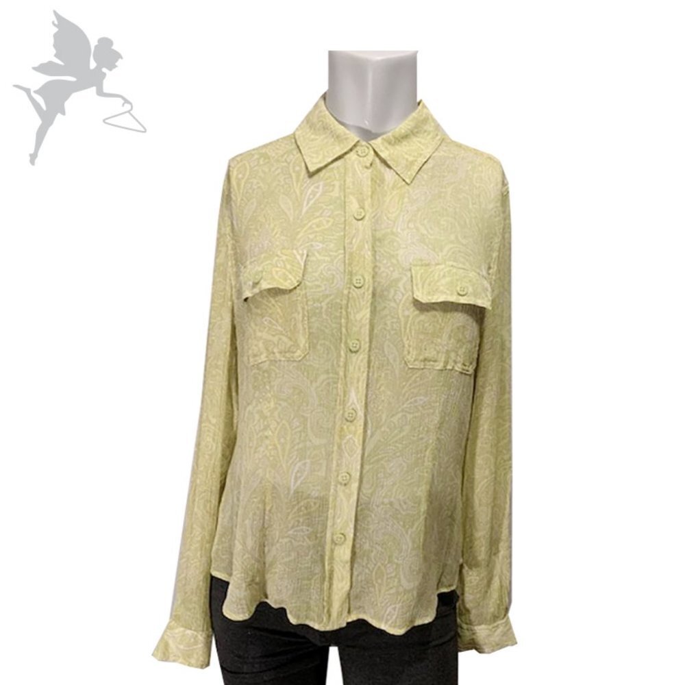 EMANUEL UNGARO Silk button down top